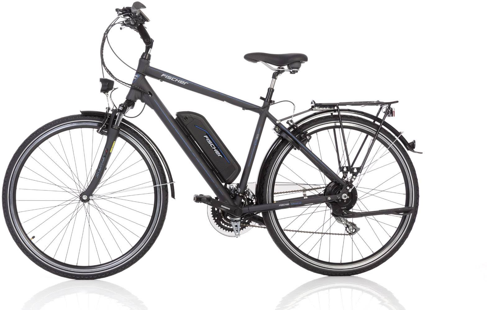Fischer Fahrrad ETH1801 E-Bike mit Trittantrieb Anthrazit (matt) Li-Ion 36V 11Ah