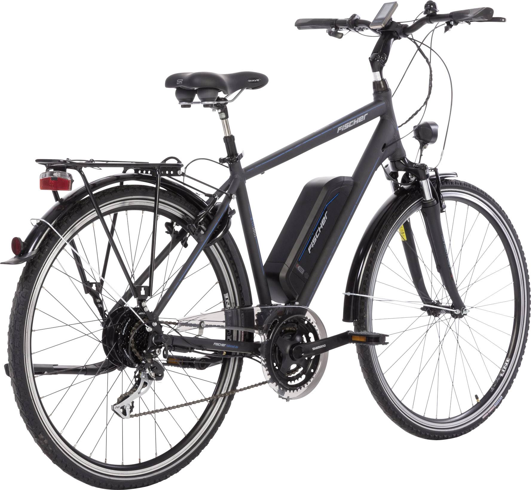 Fischer Fahrrad ETH1801 E-Bike mit Trittantrieb Anthrazit (matt) Li-Ion 36V 11Ah