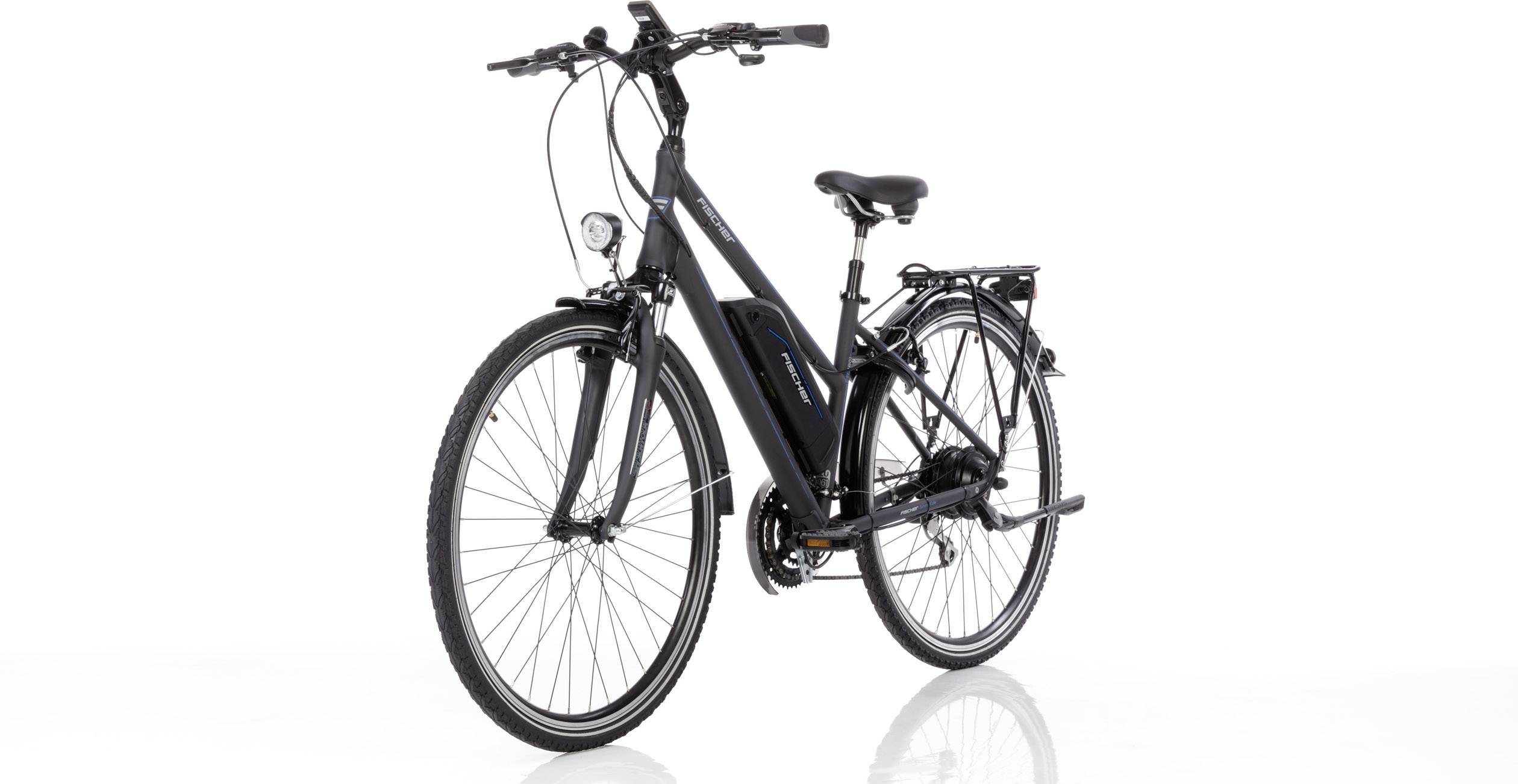 Fischer Fahrrad ETD1801 E-Bike mit Trittantrieb Anthrazit (matt) Li-Ion 36V 11Ah
