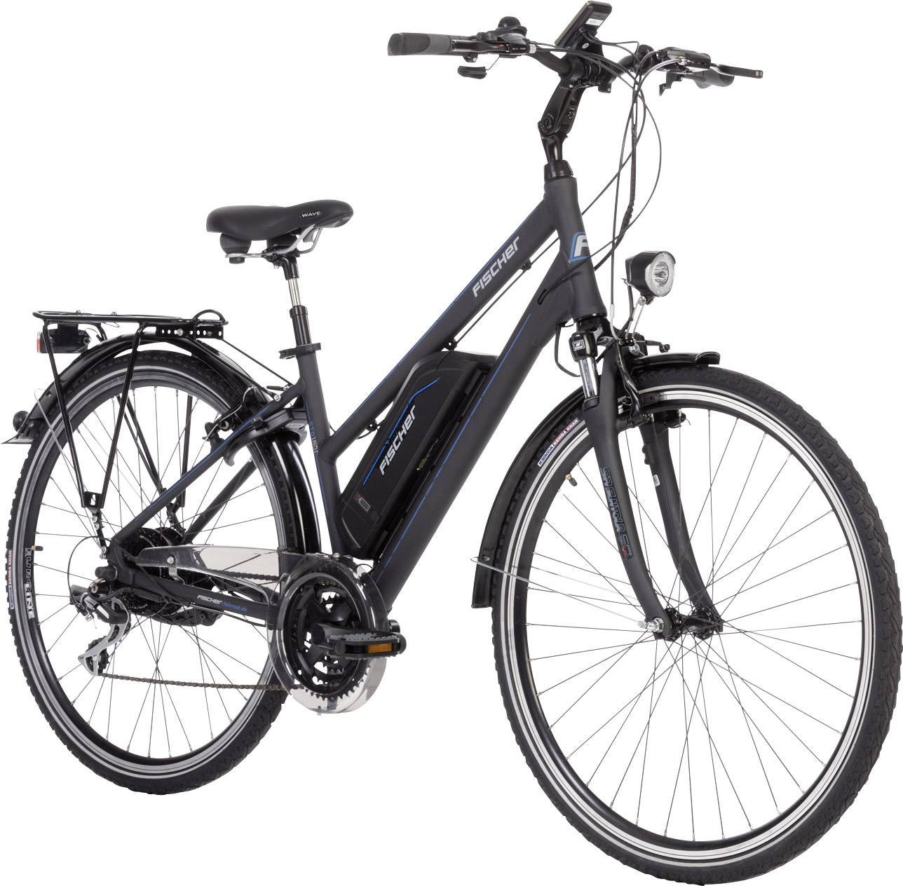 Fischer Fahrrad ETD1801 E-Bike mit Trittantrieb Anthrazit (matt) Li-Ion 36V 11Ah