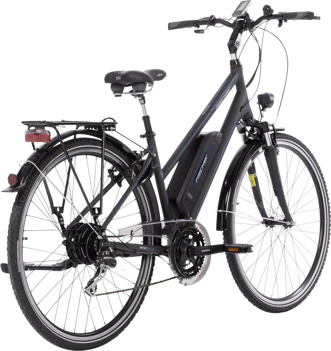 Fischer Fahrrad ETD1801 E-Bike mit Trittantrieb Anthrazit (matt) Li-Ion 36V 11Ah