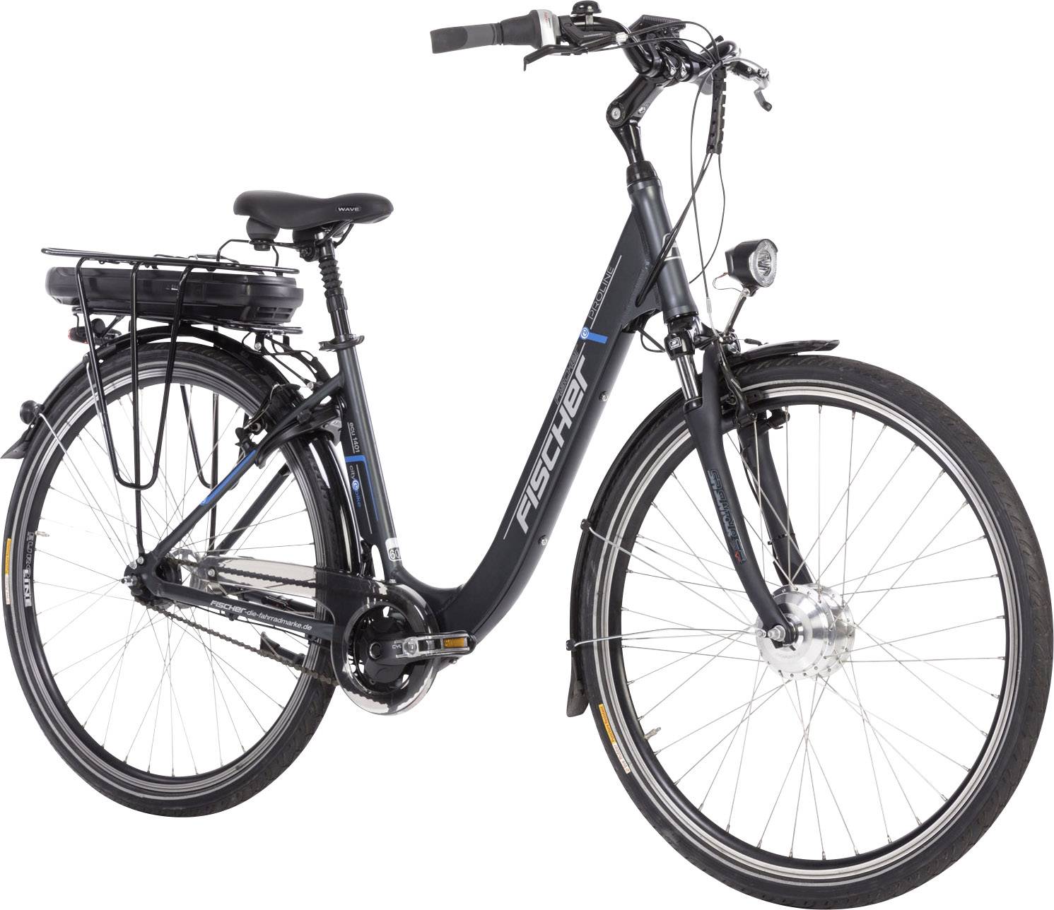 Fischer Fahrrad ECU1401 E-Bike mit Trittantrieb Anthrazit (matt) Li-Ion 36V 14.5Ah