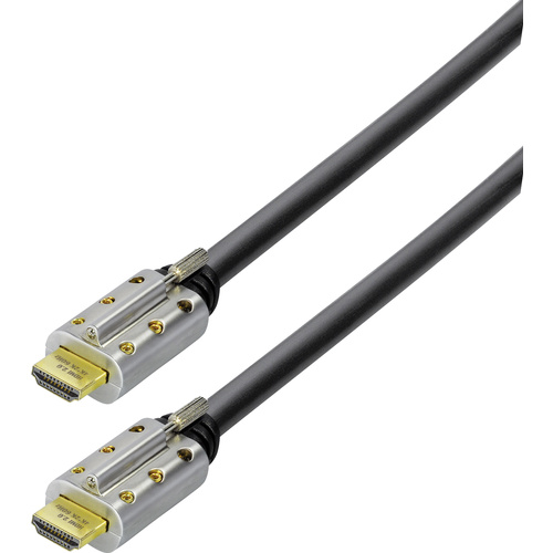 Maxtrack HDMI Anschlusskabel HDMI-A Stecker, HDMI-A Stecker 10.00m Schwarz C 505-10L HDMI-fähig, Geschirmt, Audio Return Channel