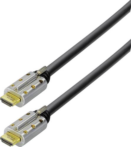 Maxtrack HDMI Anschlusskabel HDMI-A Stecker, HDMI-A Stecker 20.00m Schwarz C 505-20L 4K UHD, Geschir