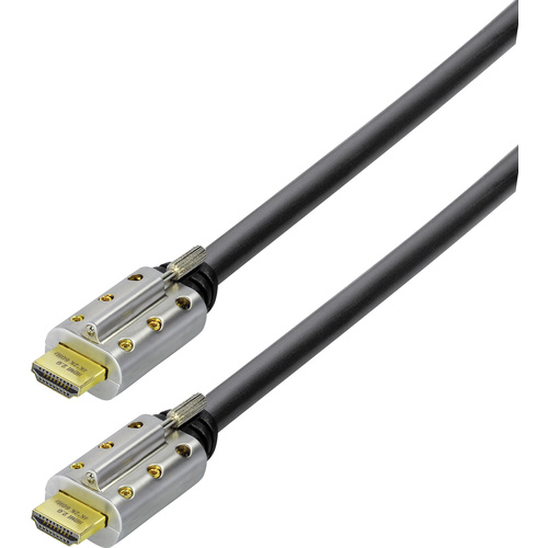 Maxtrack HDMI Anschlusskabel HDMI-A Stecker, HDMI-A Stecker 20.00m Schwarz C 505-20L HDMI-fähig, Geschirmt, Audio Return Channel