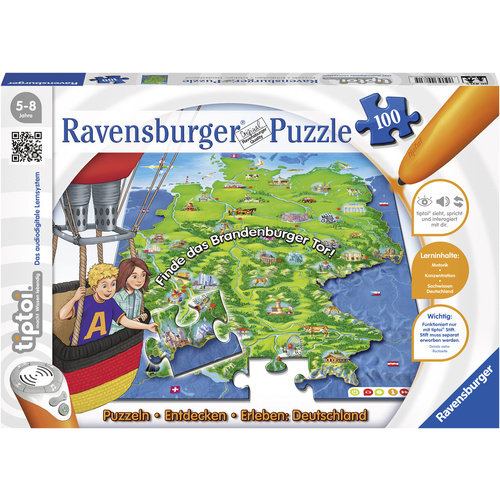 Ravensburger tiptoi® Puzzeln, Entdecken, Erleben: Deutschland tiptoi® 00831
