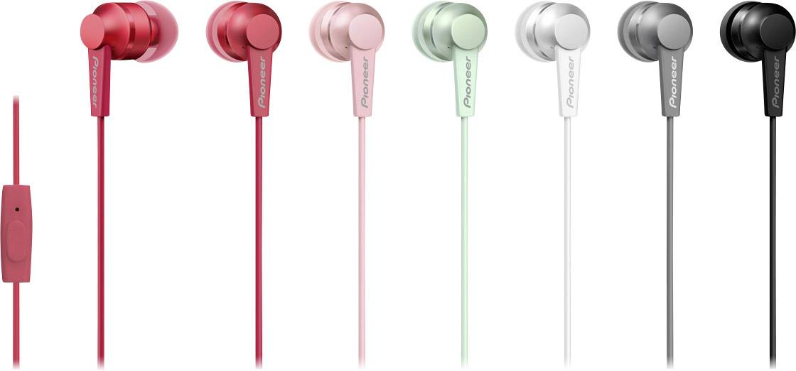 Pioneer SE-C3T-B HiFi In Ear Kopfhörer In Ear Headset Schwarz