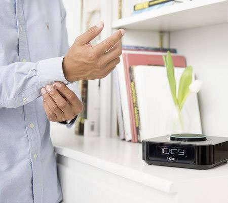 IHome iAVS1 Docking Lautsprecher Schwarz Passend für (Sprachassistenten):Amazon Echo Dot