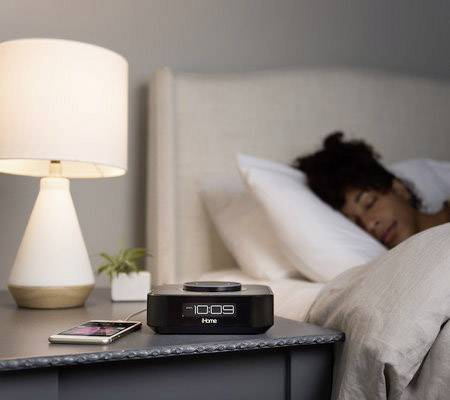 IHome iAVS1 Docking Lautsprecher Schwarz Passend für (Sprachassistenten):Amazon Echo Dot