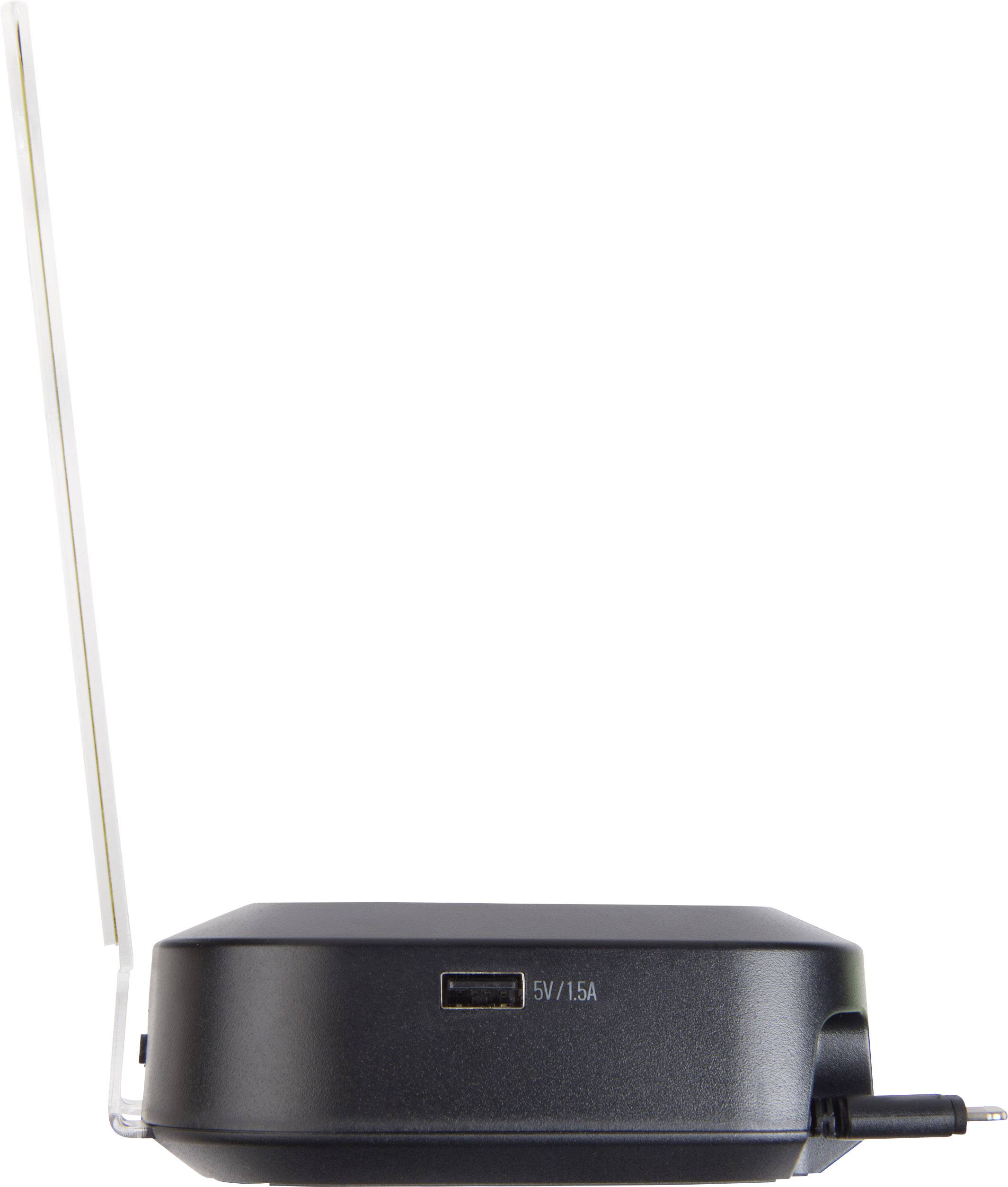 Xtorm by A-Solar Induktions-Ladegerät 2100 mA Table Top BU106  Ausgänge Induktionslade-Standard, USB, Micro-USB-Stecker, Apple Lightning-Stecker Sch