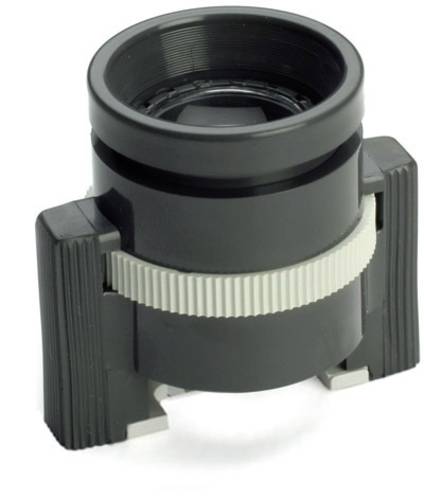 Ideal Tek 802-01 Standlupe Vergrößerungsfaktor: 10 x Linsengröße: (Ø) 18mm Schwarz