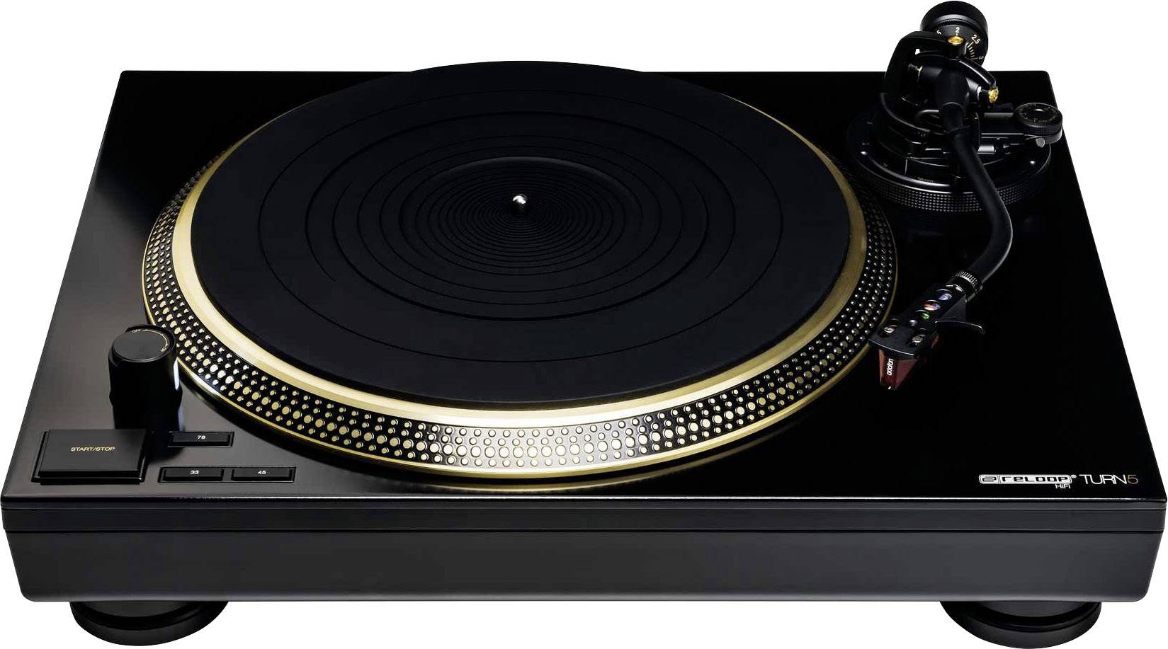 Reloop Turn 5 Plattenspieler Direktantrieb Schwarz, Gold
