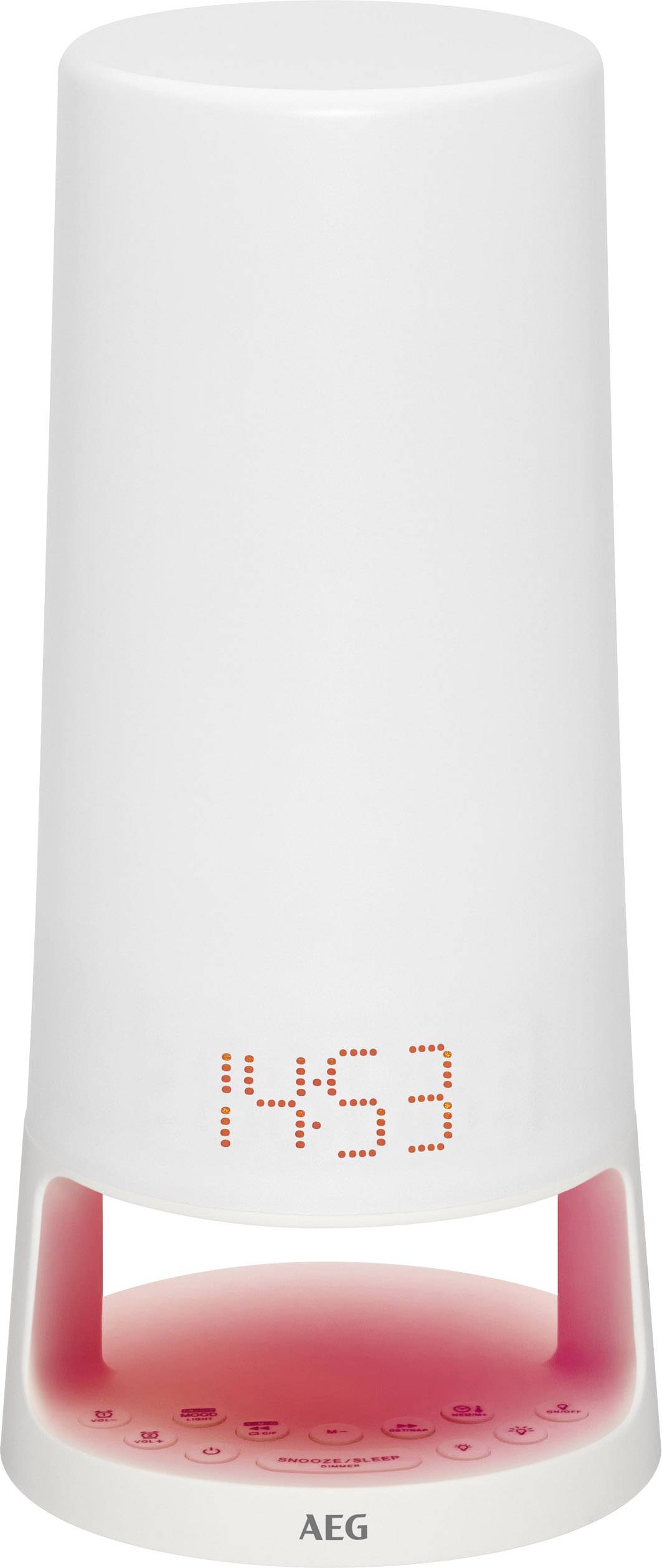AEG MRC 4147 L Radiowecker UKW AUX Weiß