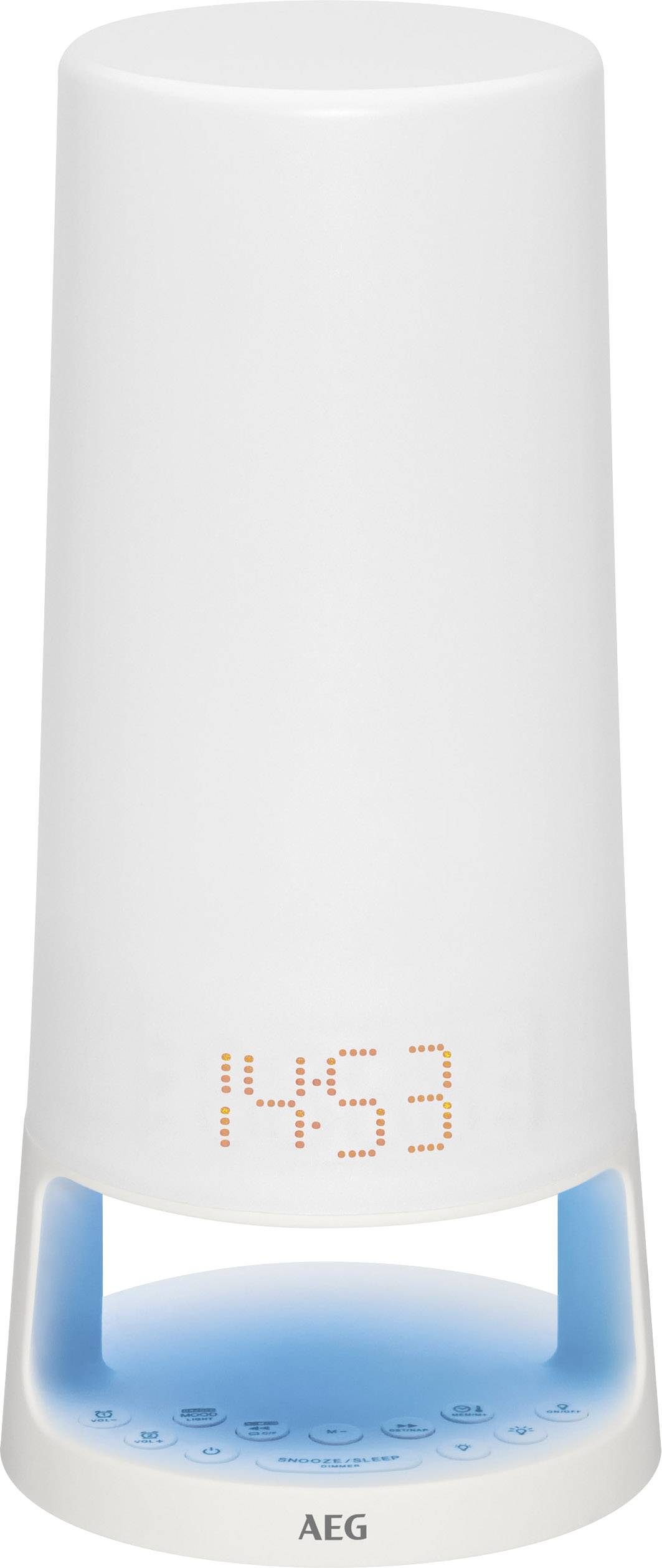 AEG MRC 4147 L Radiowecker UKW AUX Weiß
