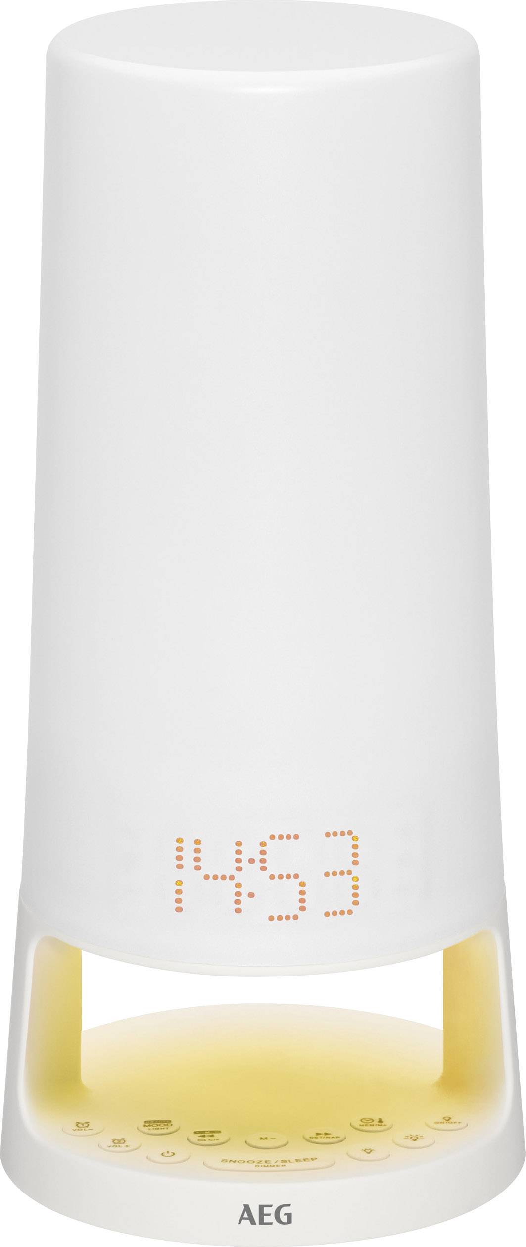 AEG MRC 4147 L Radiowecker UKW AUX Weiß