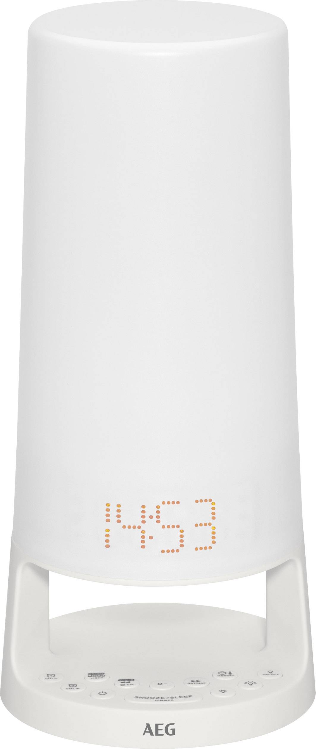 AEG MRC 4147 L Radiowecker UKW AUX Weiß