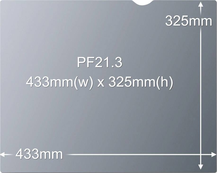 3M PF21.3 pa Blickschutzfolie Monitor 54,1 cm (21,3") Bildformat: 4:3 7100026042