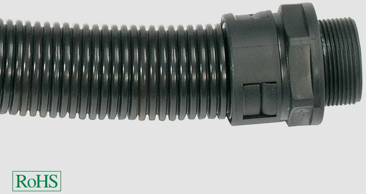 Helukabel 920409 HSSV IP68 ger GR M32 NW29 Schlauchverschraubung Grau M32 Gerade 1 St.