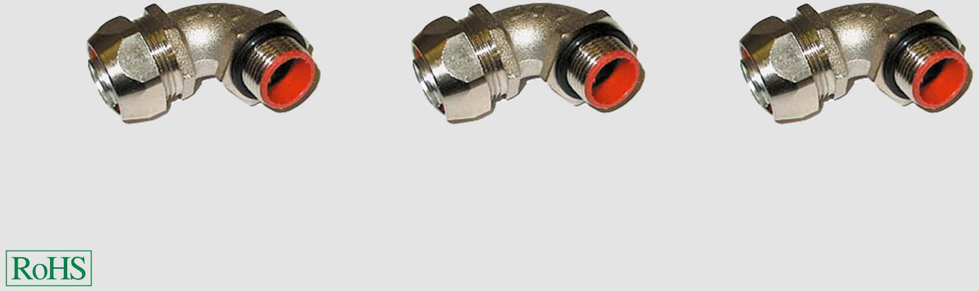 Helukabel 905840 LT-E-UI 90° PG16 (1/2'') Schlauchverschraubung Silber, Rot PG16 90° 1 St.