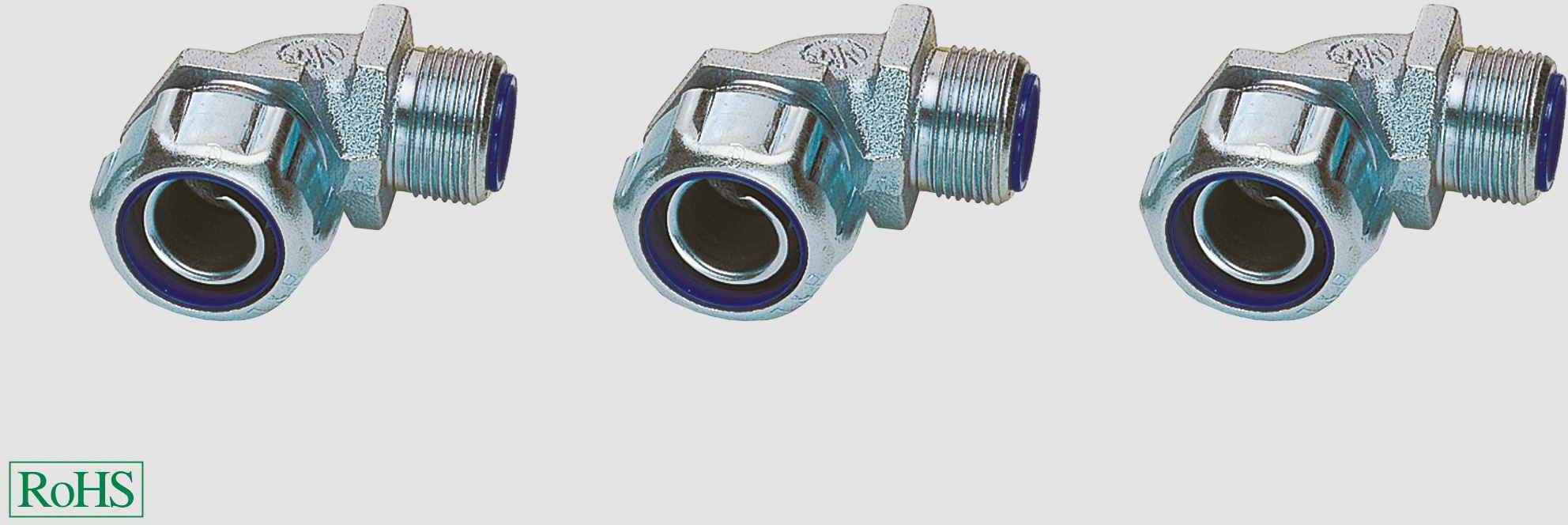 Helukabel 98293 T&B 90° Typ 5359 NPT 3'' Schlauchverschraubung Silber 90° 1 St.