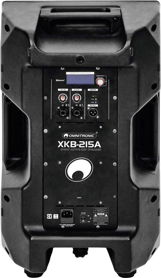 Omnitronic XKB-215A Aktiver PA Lautsprecher 38 cm 15 Zoll 300 W 1 St.