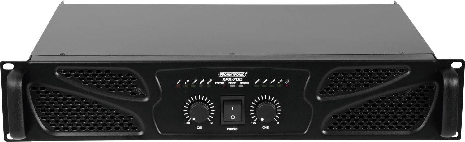 Omnitronic XPA-700 PA Verstärker RMS Leistung je Kanal an 4 Ohm: 350W