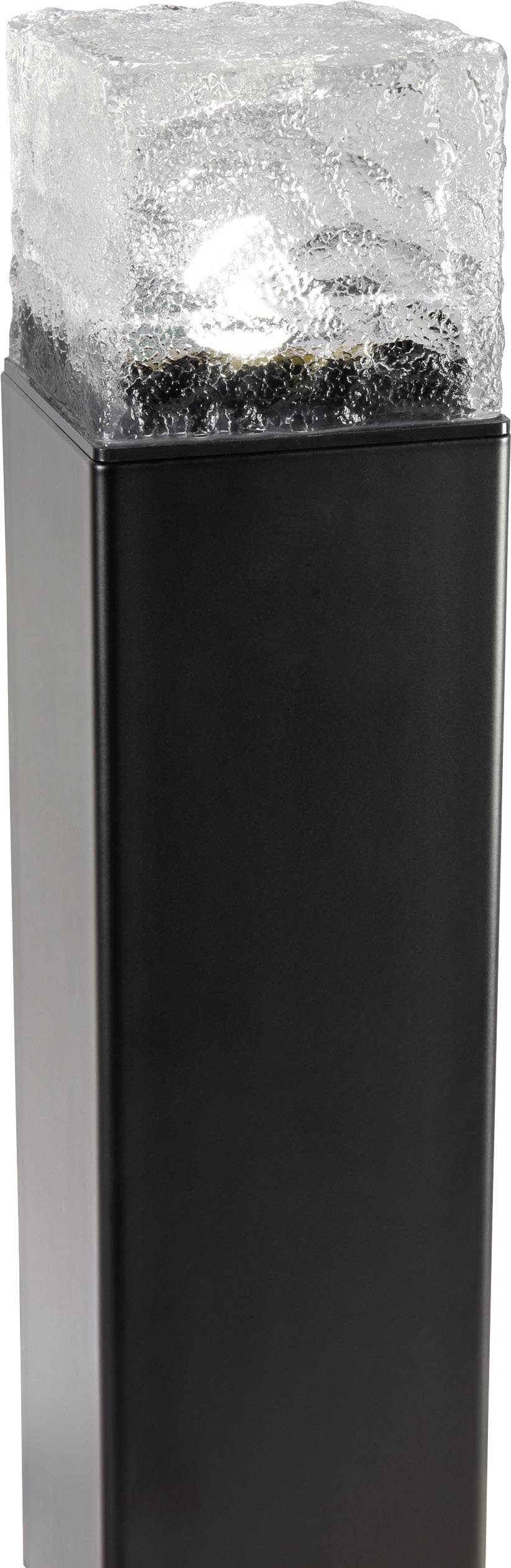 Polarlite Solar-Gartenleuchte Iron-Ice PL-8220855 LED Neutral-Weiß Schwarz