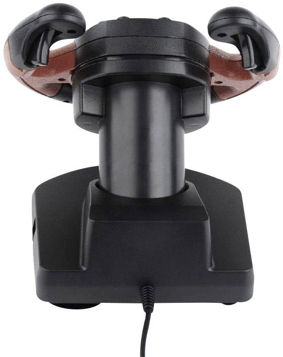 Gembird STR-UV-01 Lenkrad USB PC, PlayStation 3 Schwarz, Rot inkl. Pedale