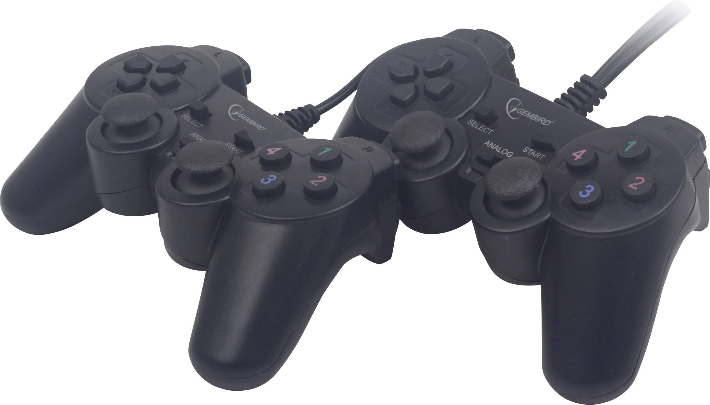 Gembird JPD-UDV2-01 Gamepad PC Schwarz