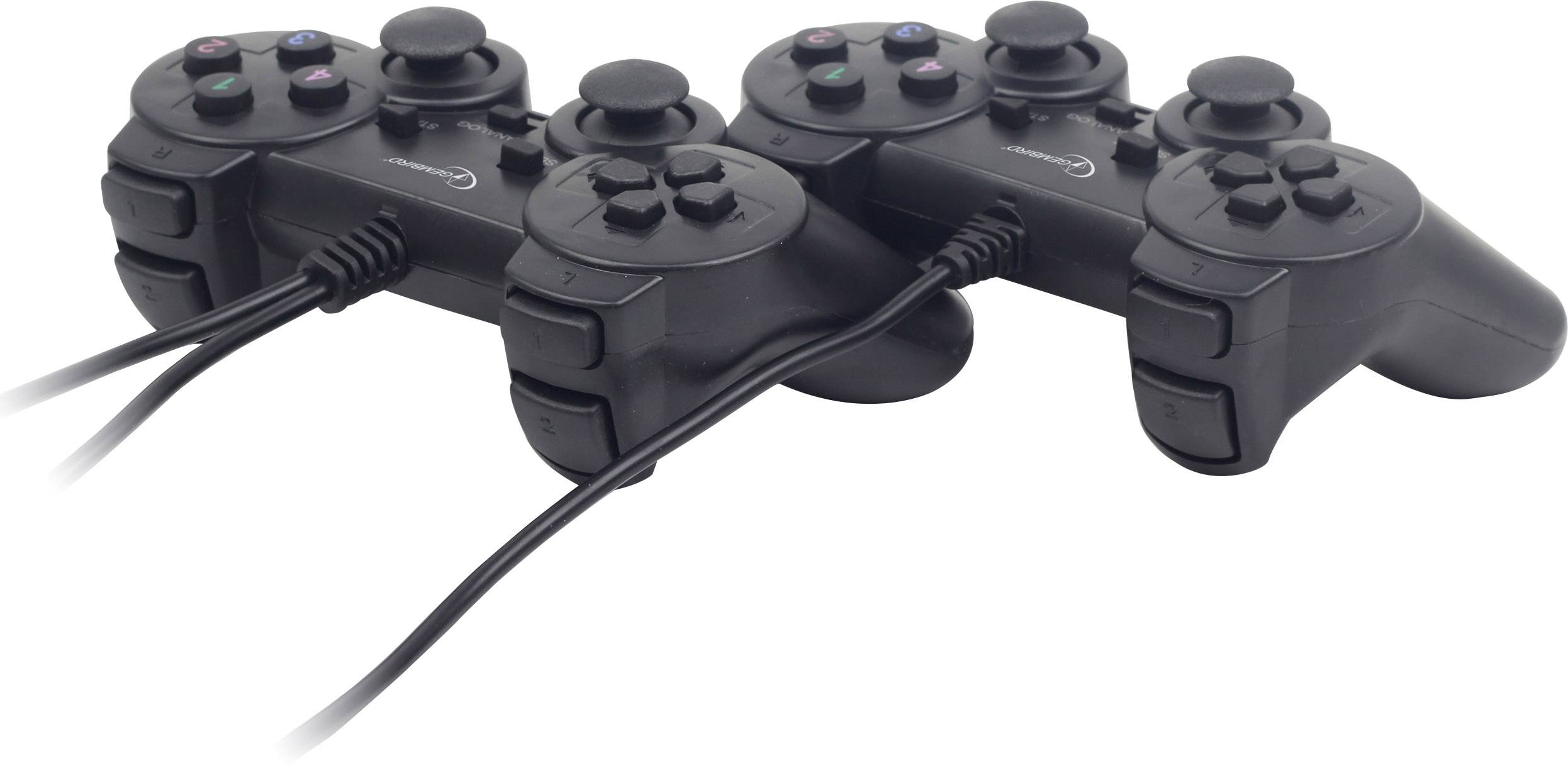 Gembird JPD-UDV2-01 Gamepad PC Schwarz