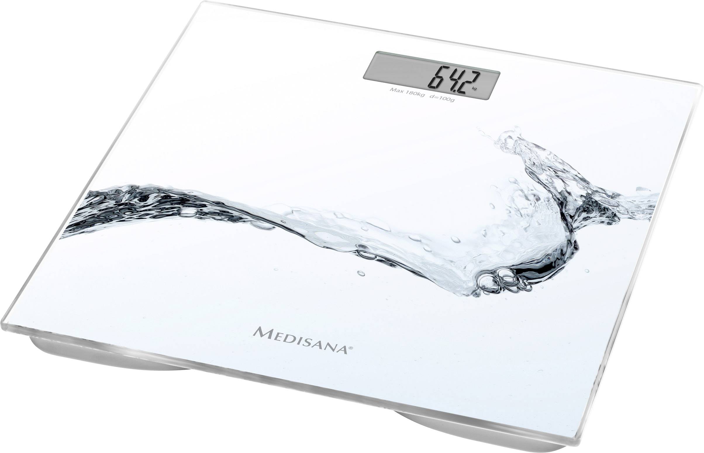 Medisana PS 405 Digitale Personenwaage Wägebereich (max.)=180kg Glasklar