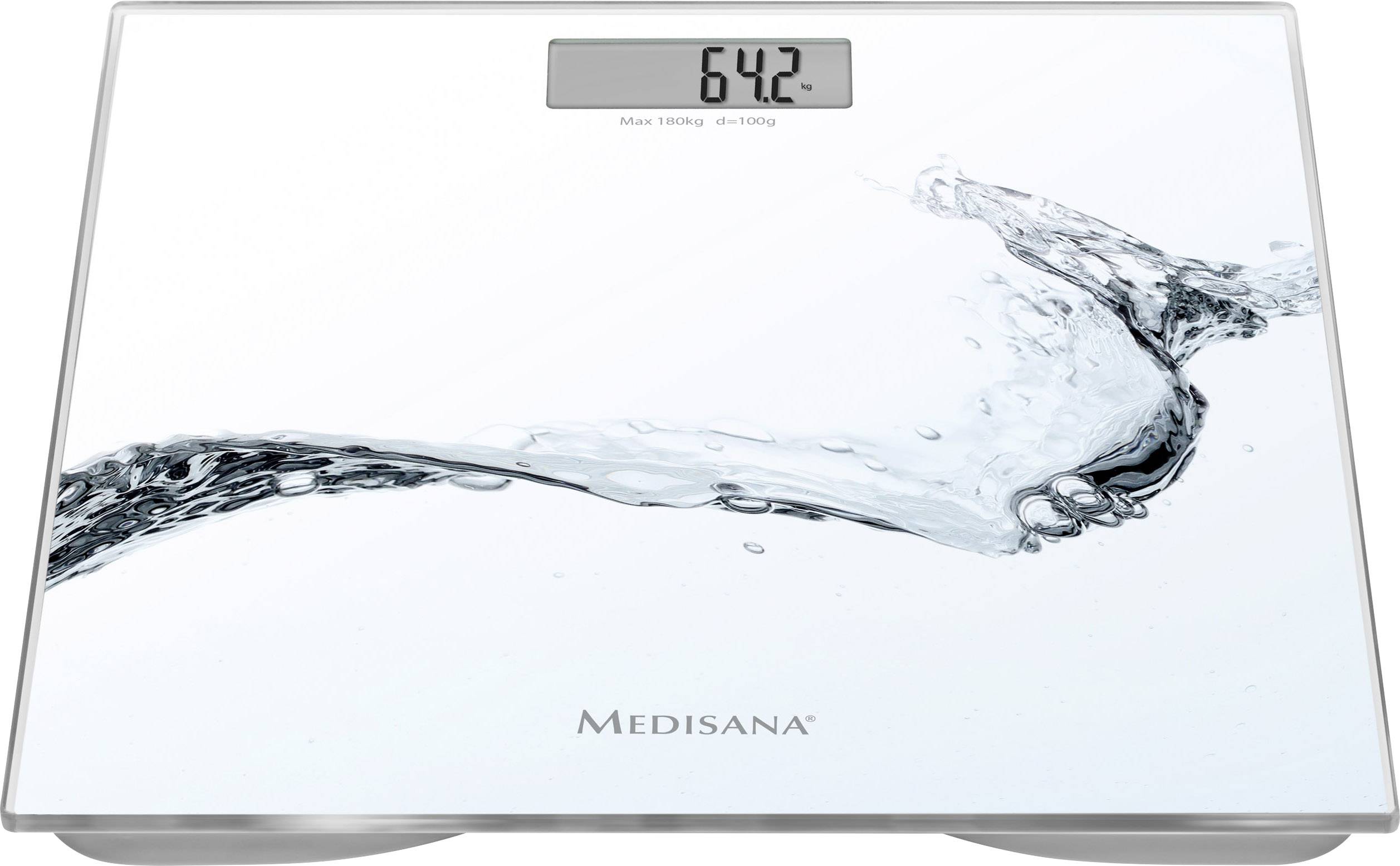 Medisana PS 405 Digitale Personenwaage Wägebereich (max.)=180kg Glasklar