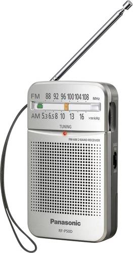 Panasonic RF-P50DEG Taschenradio UKW Silber