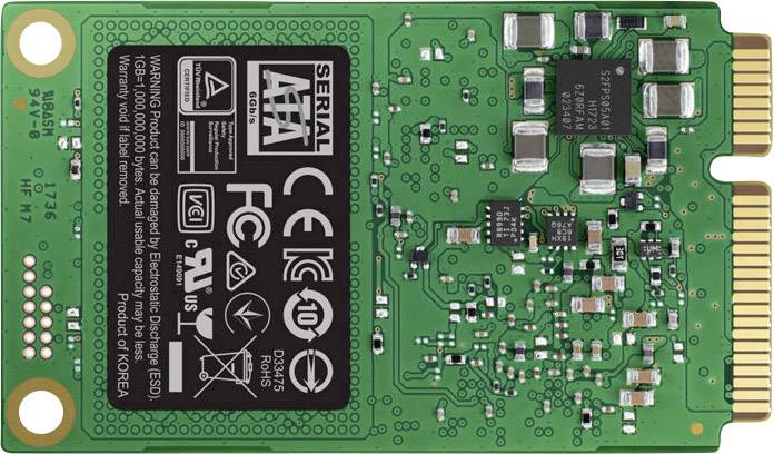 Samsung MZ-M6E1T0BW Interne mSATA SSD 1TB Retail mSATA