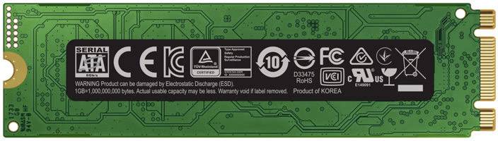 Samsung 860 EVO 2 TB Interne M.2 SATA SSD 2280 M.2 SATA 6 Gb/s Retail MZ-N6E2T0BW