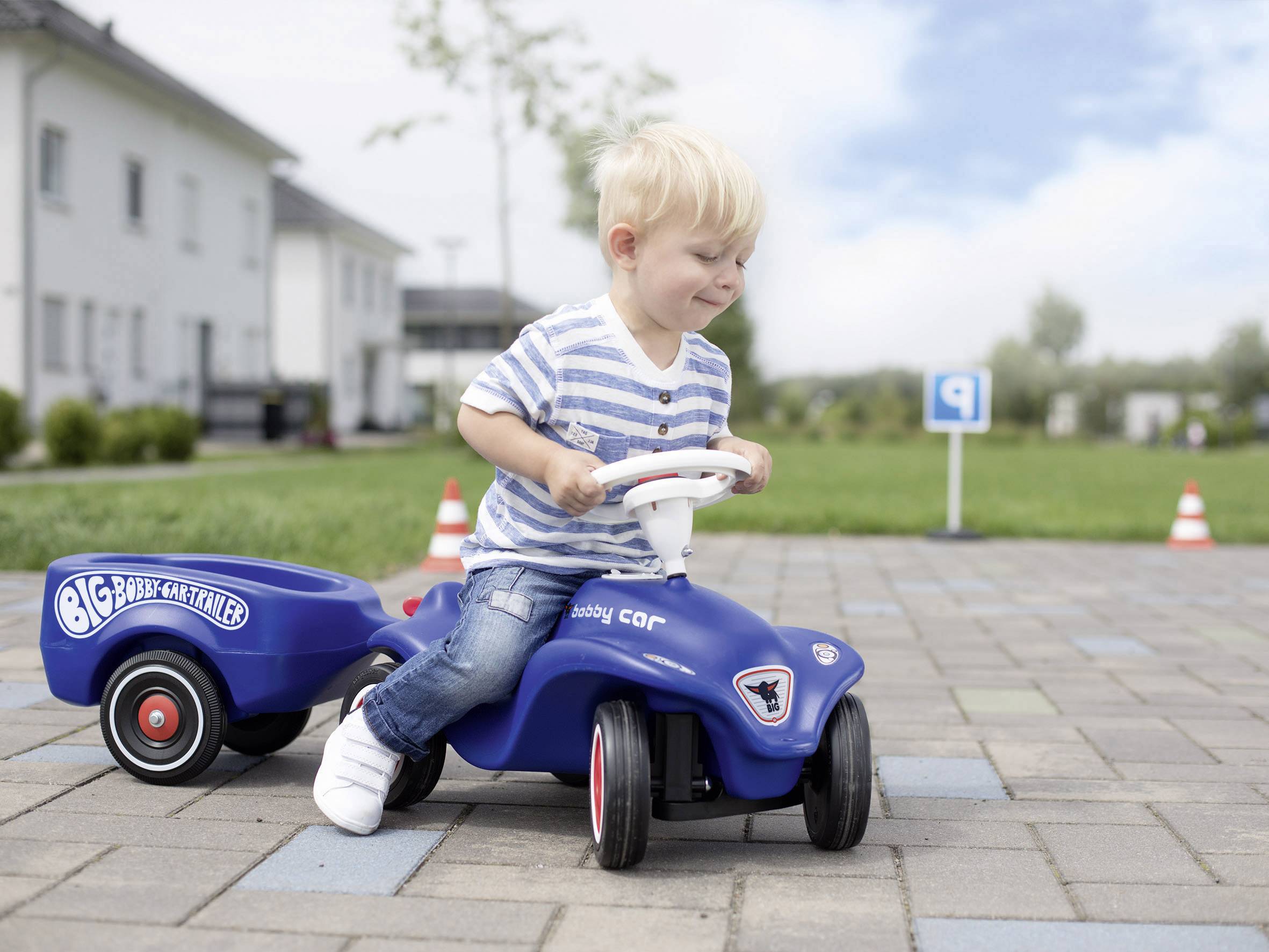 BIG Bobby Car Trailer Royalblau