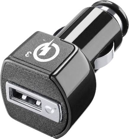 Cellularline CBRHUUSBQCK USB Ladegerät Schwarz