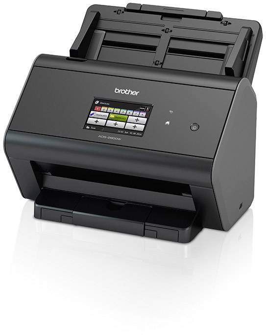 Brother ADS-2800W Duplex-Dokumentenscanner A4 600 x 600 dpi 30 Seiten/min, 60 Bilder/min USB, USB Host, LAN (10/100/1000MBit/s)