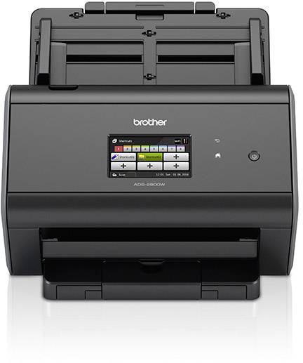 Brother ADS-2800W Duplex-Dokumentenscanner A4 600 x 600 dpi 30 Seiten/min, 60 Bilder/min USB, USB Host, LAN (10/100/1000MBit/s)