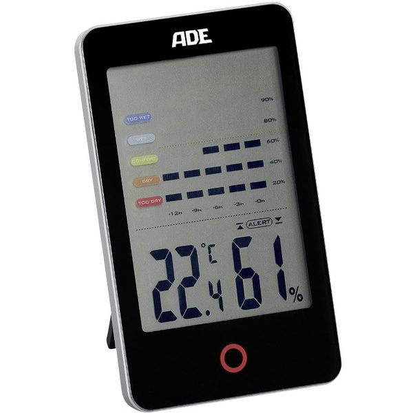 ADE WS1701 Thermo-/Hygrometer Schwarz