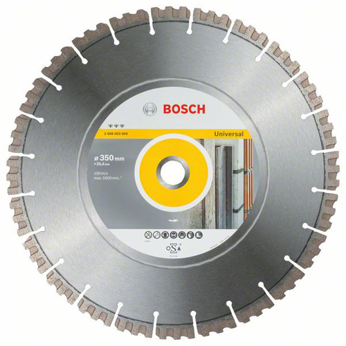 Bosch Accessories 2608603809 Expert for Universal Diamanttrennscheibe Durchmesser 350mm 1St.