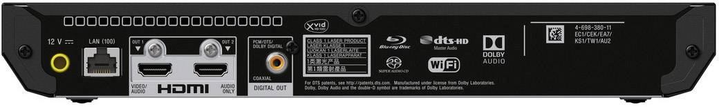 Sony UBP-X700 UHD Blu-ray-Player 4K Ultra HD, Smart TV, WLAN Schwarz