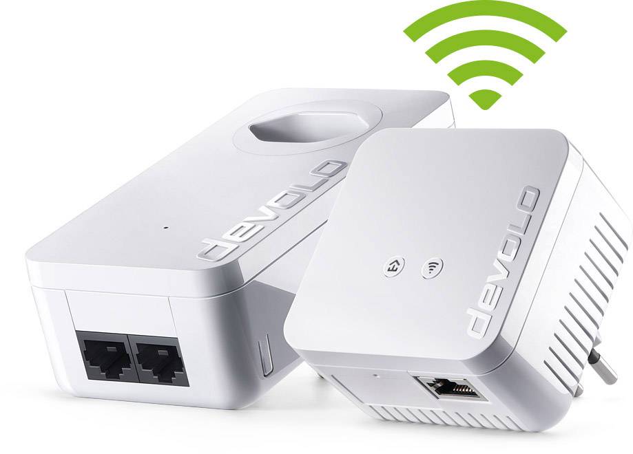 Devolo dLAN 550 WiFi Starter Kit Powerline (CH) Powerline WLAN Starter Kit 500 MBit/s