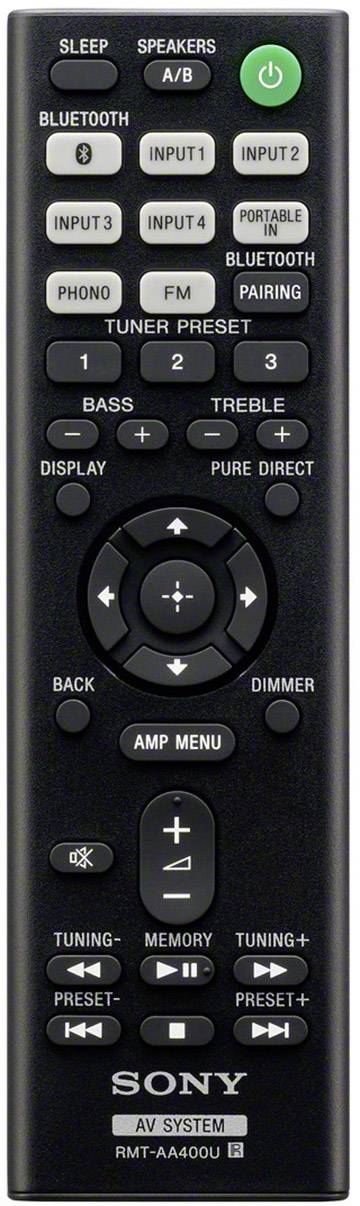 Sony STR-DH190 Stereo Receiver 2x100 W Schwarz Bluetooth®