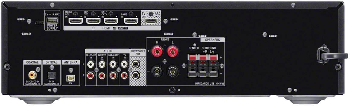 Sony STR-DH590 5.2 AV-Receiver 5.2x145 W Schwarz Bluetooth®, High-Resolution Audio, USB