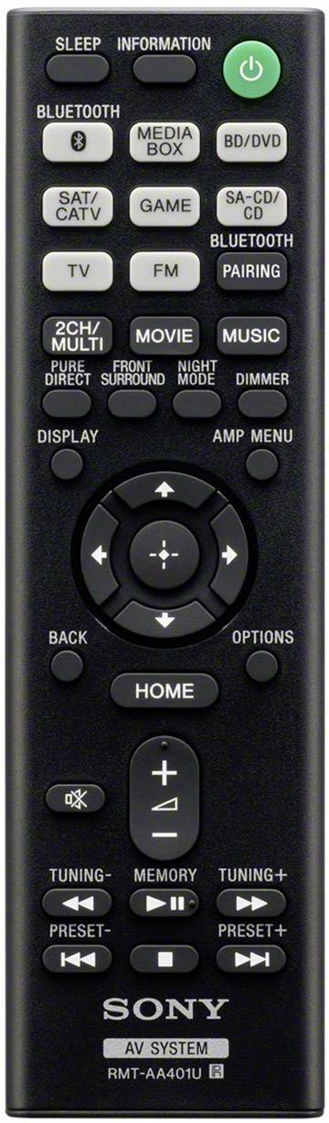 Sony STR-DH590 5.2 AV-Receiver 5.2x145 W Schwarz Bluetooth®, High-Resolution Audio, USB