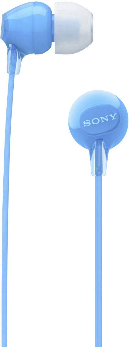 Sony WI-C300 In Ear Kopfhörer Bluetooth® Blau Headset
