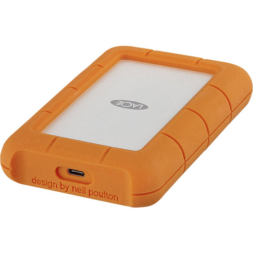 LaCie Rugged Secure 2TB Externe Festplatte 6.35cm (2.5 Zoll) USB-C® Silber, Orange STFR2000403