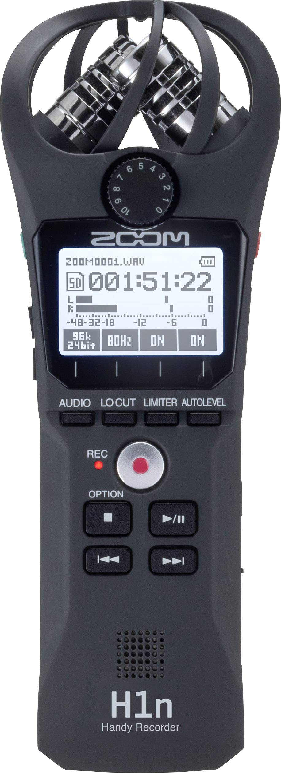 Zoom Mobiler Audio-Recorder Schwarz