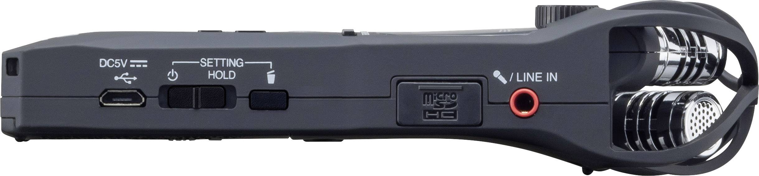 Zoom Mobiler Audio-Recorder Schwarz